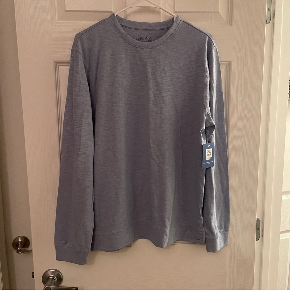 Men's Blue Shirt NWT 60% cotton